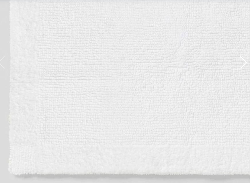 Sheridan Larken Bath Mat:White