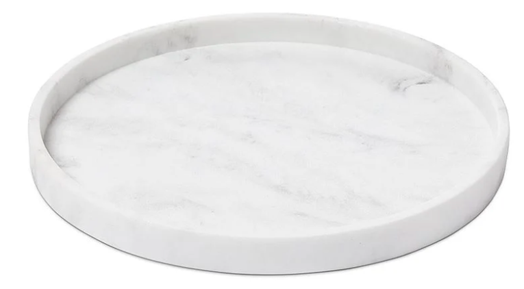 Mercer + Reid Milan White Round Tray