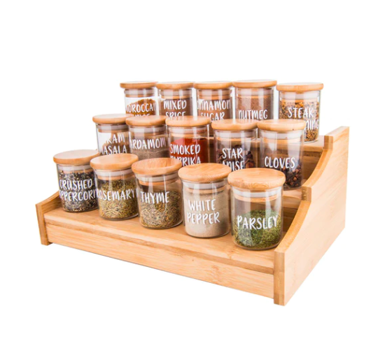 Small spice jar and rack 75 ml