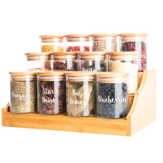 Large spice jar and rack 200ml