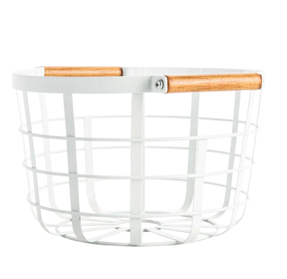 Food storage basket round x 2