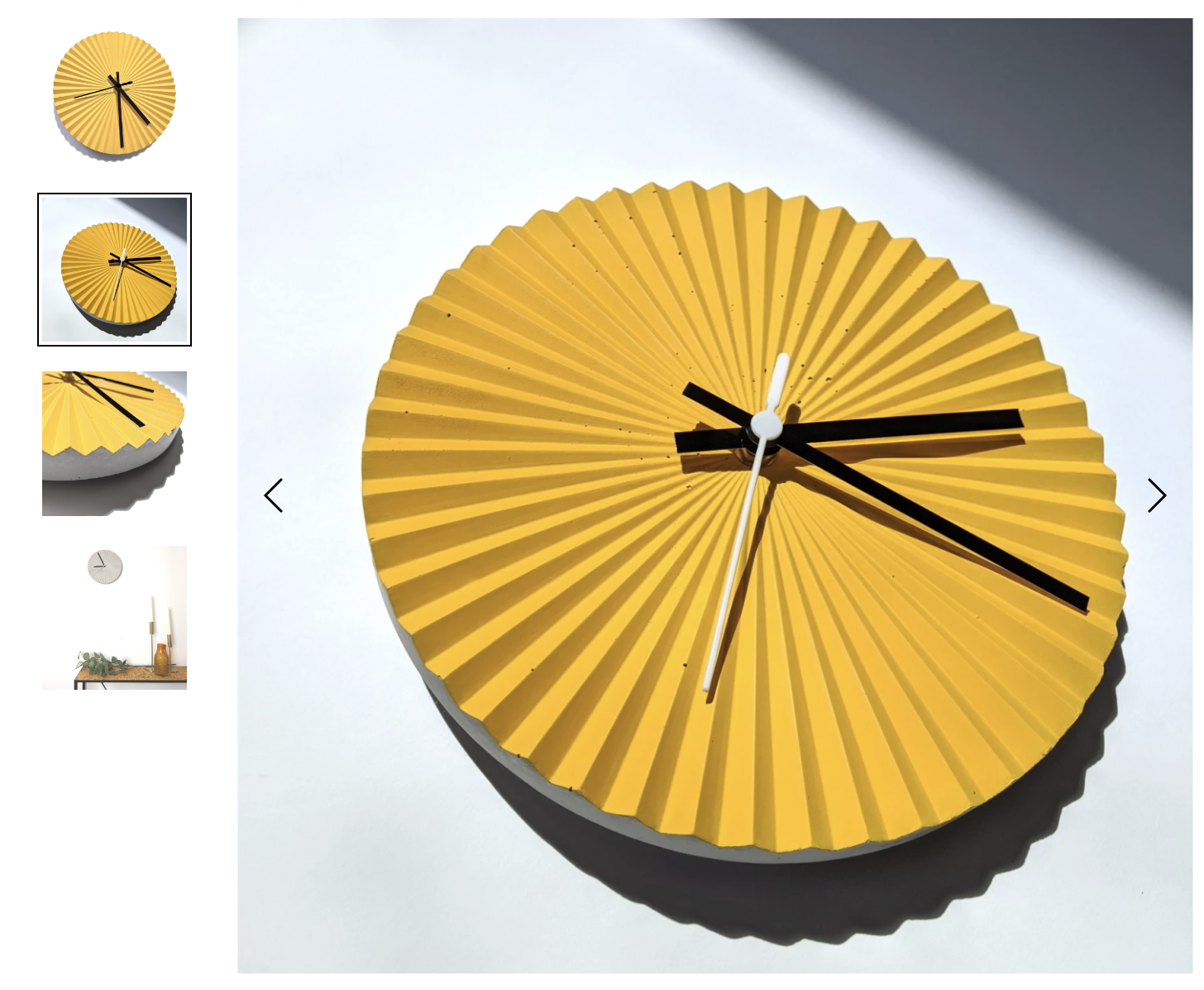 Sunray Concrete clock