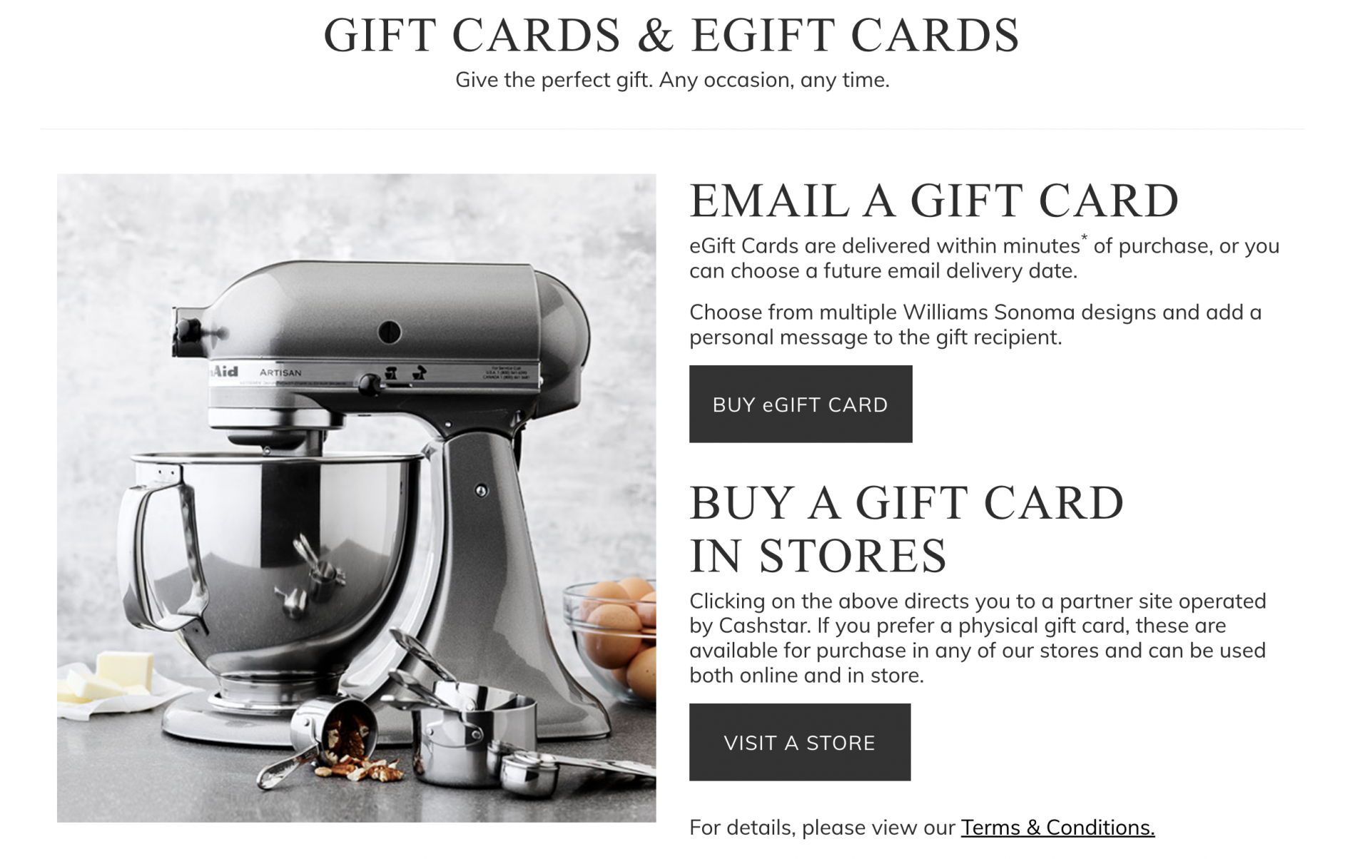 William-Sonoma Giftcard