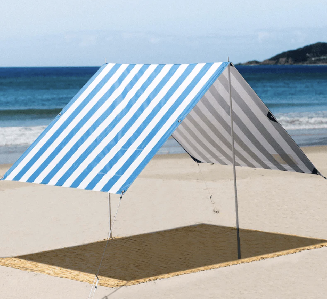 BEACH TENT NAUTICAL BLUE | PREMIUM QUALITY BEACH SHADE UPF50+