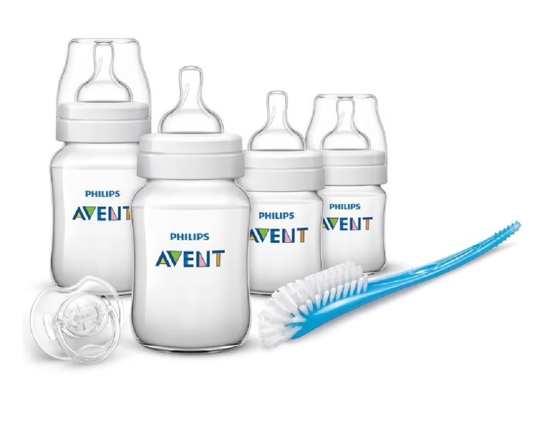 Avent Newborn With Anti Colic Valve Starter Set - Assorted