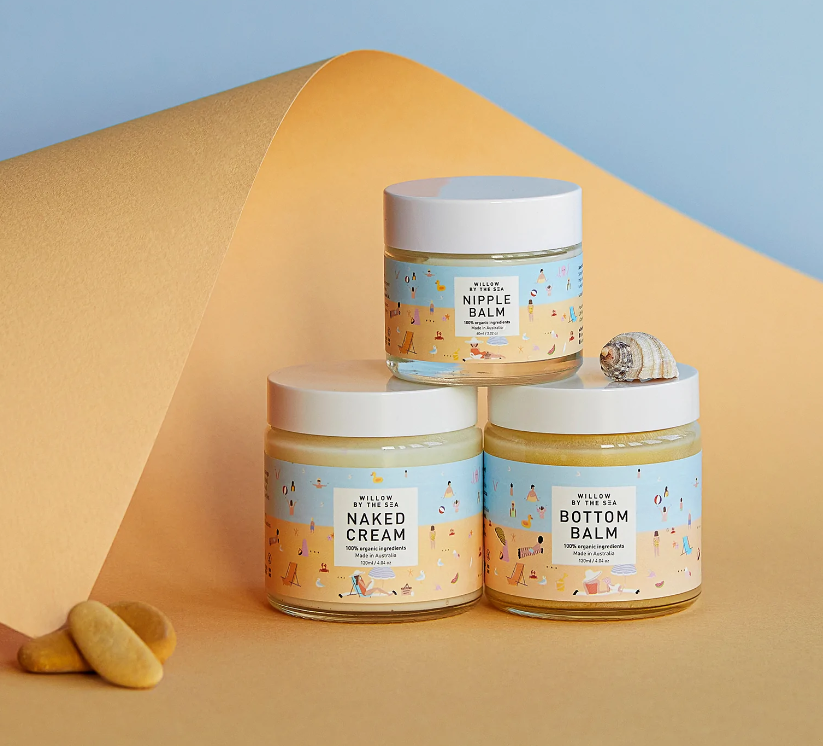 Willow by the Sea -Baby Cream Set