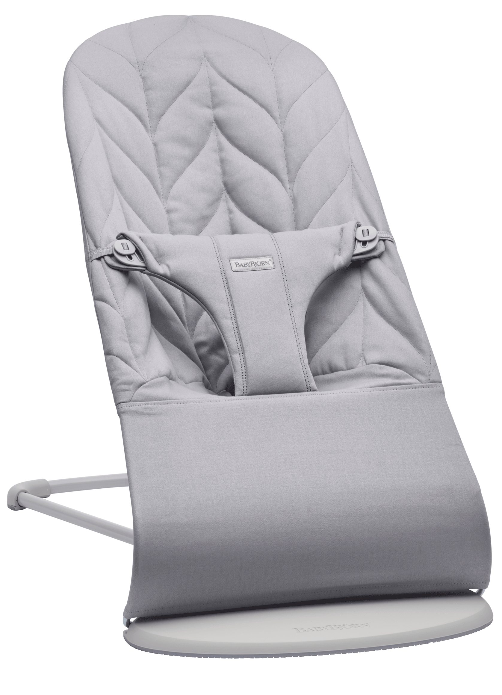 Baby Bjorn bouncer - Light Grey, Cotton, Petal Quilt