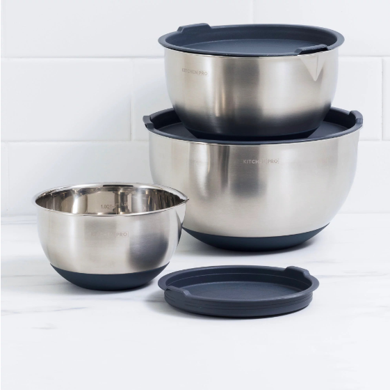 kitchen pro mixing bowl set