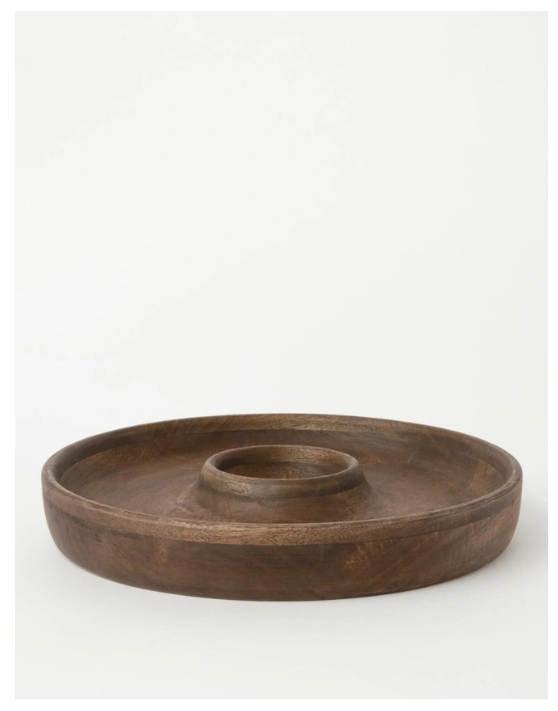 Heritage Walnut Look Chip and Dip Tray 35cm x 5cm