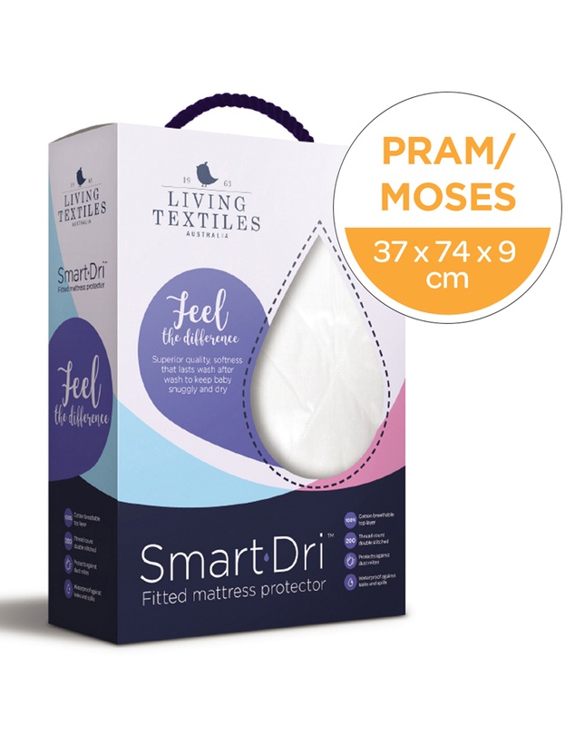 THE ICONIC: Smart-Dri Mattress Protector - Pram/Moses Bassinet