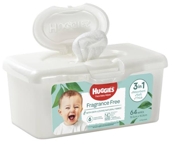 Huggies Wipes with storage tub