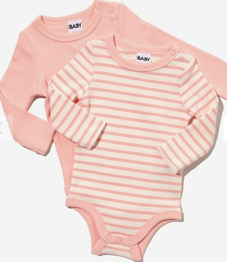 Onesies (pink, newborn)