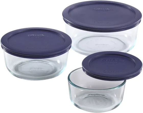 Pyrex lunch containers