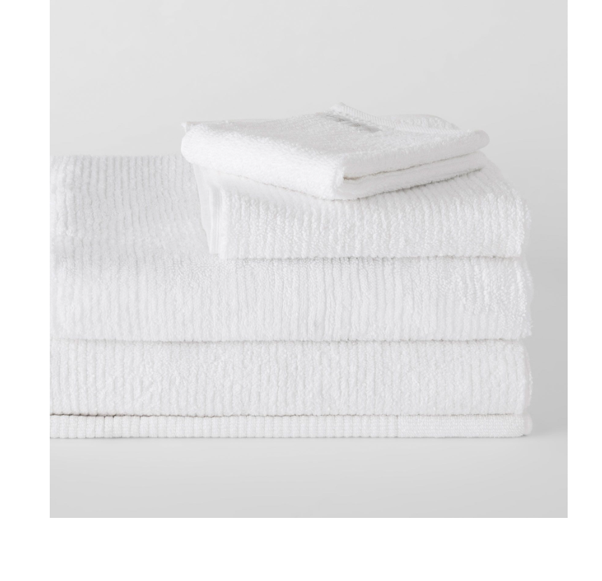 Sheridan Living Textures Towel Collection in White