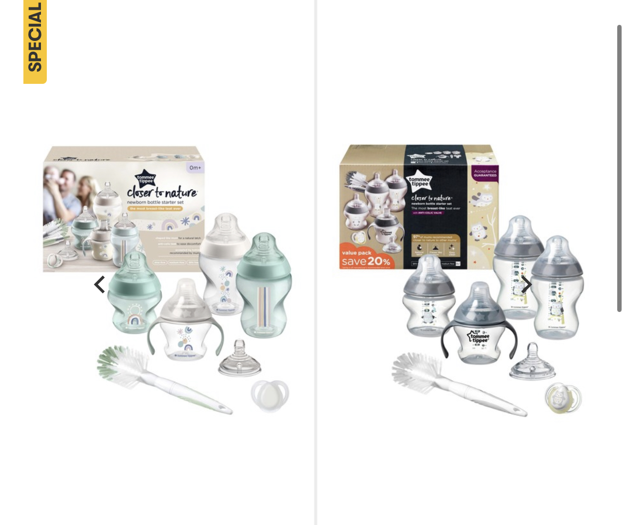 Tommee tippee  bottle set