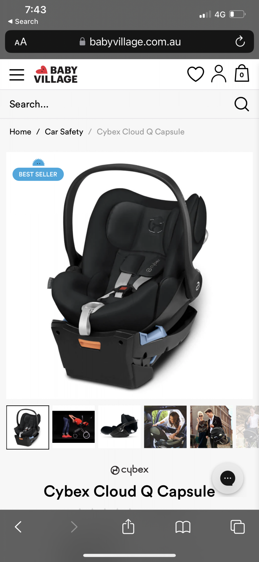 Cybex cloud q capsule