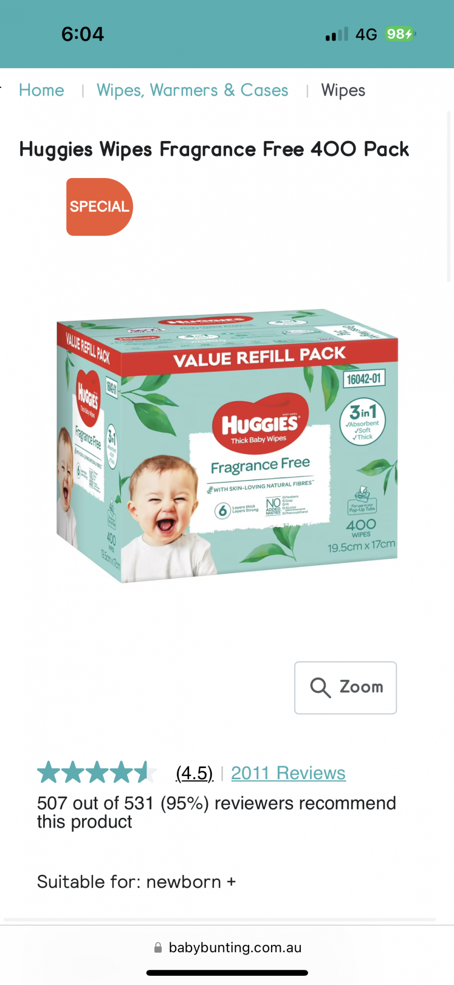 baby wipes