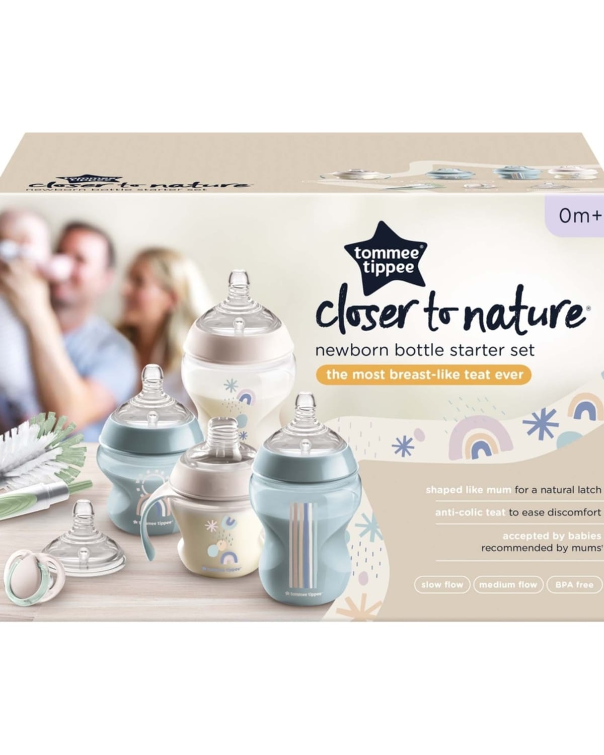 Newborn bottle starter set