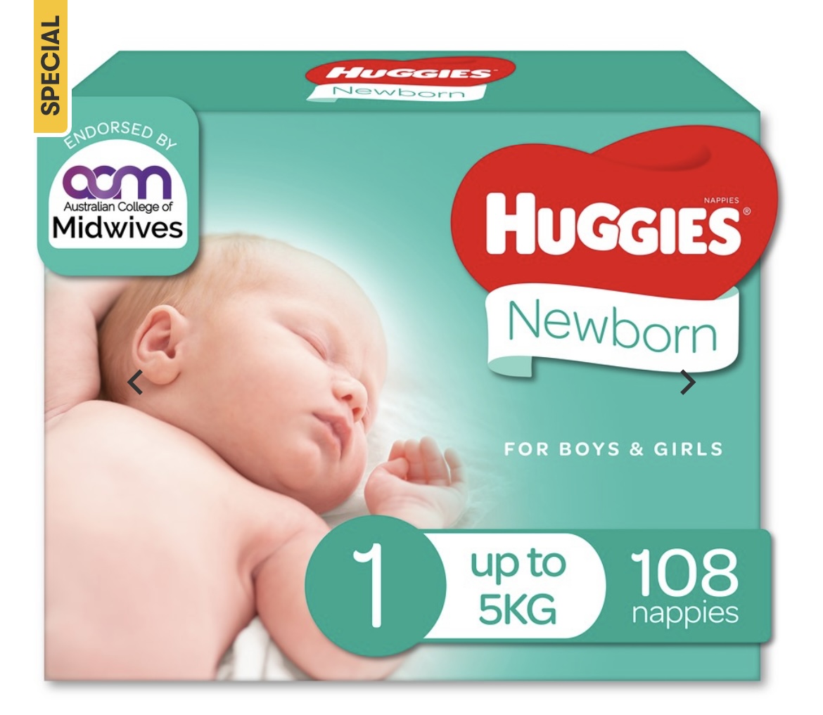 Size 1 nappies