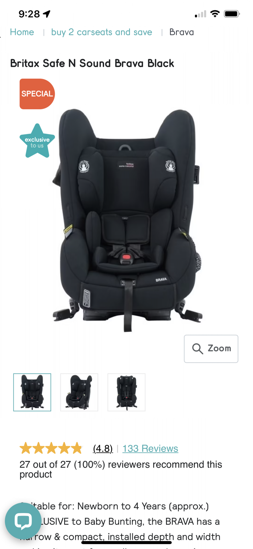 Brixta Capsual/car seat