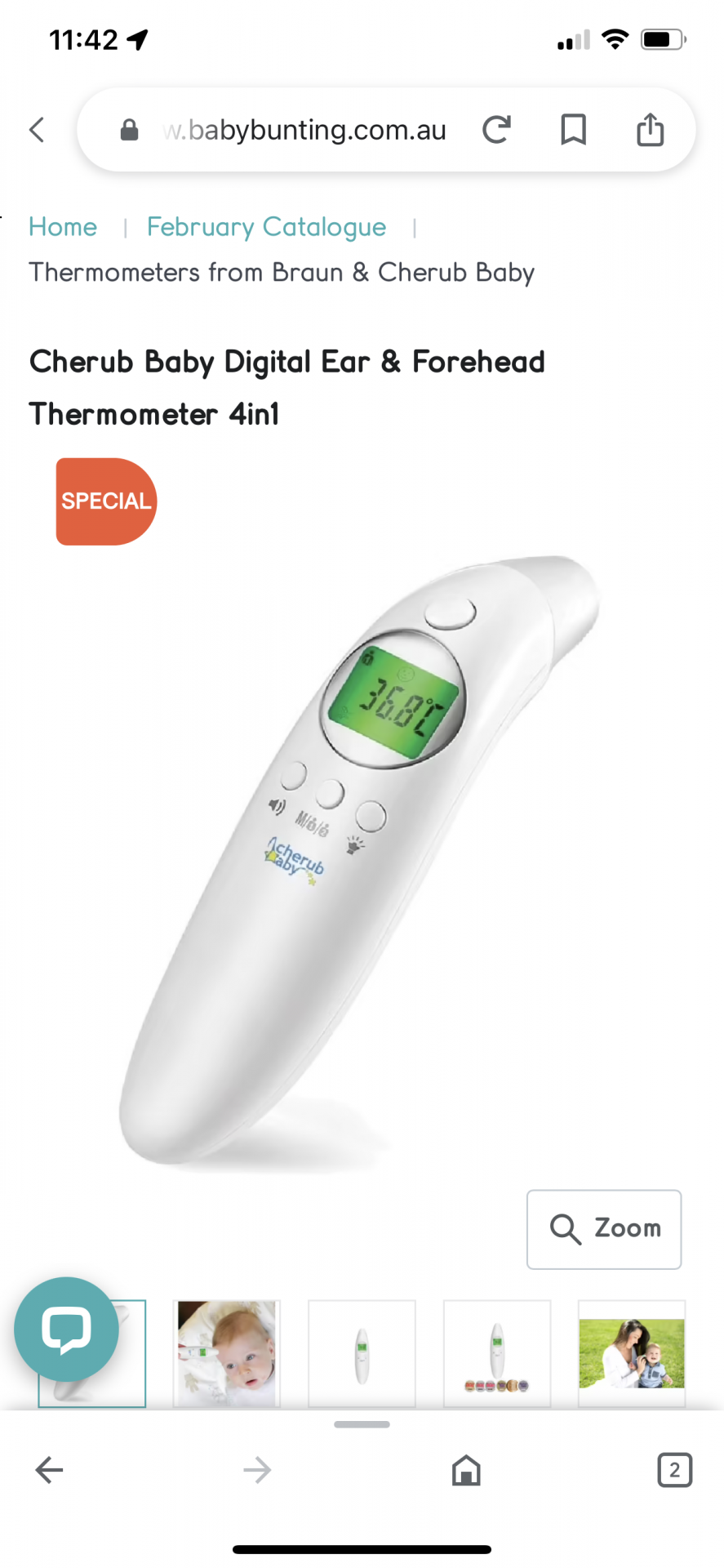 Baby thermometer