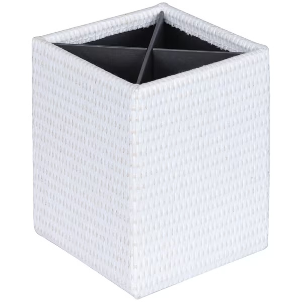 Otto Pen Cup Rattan White