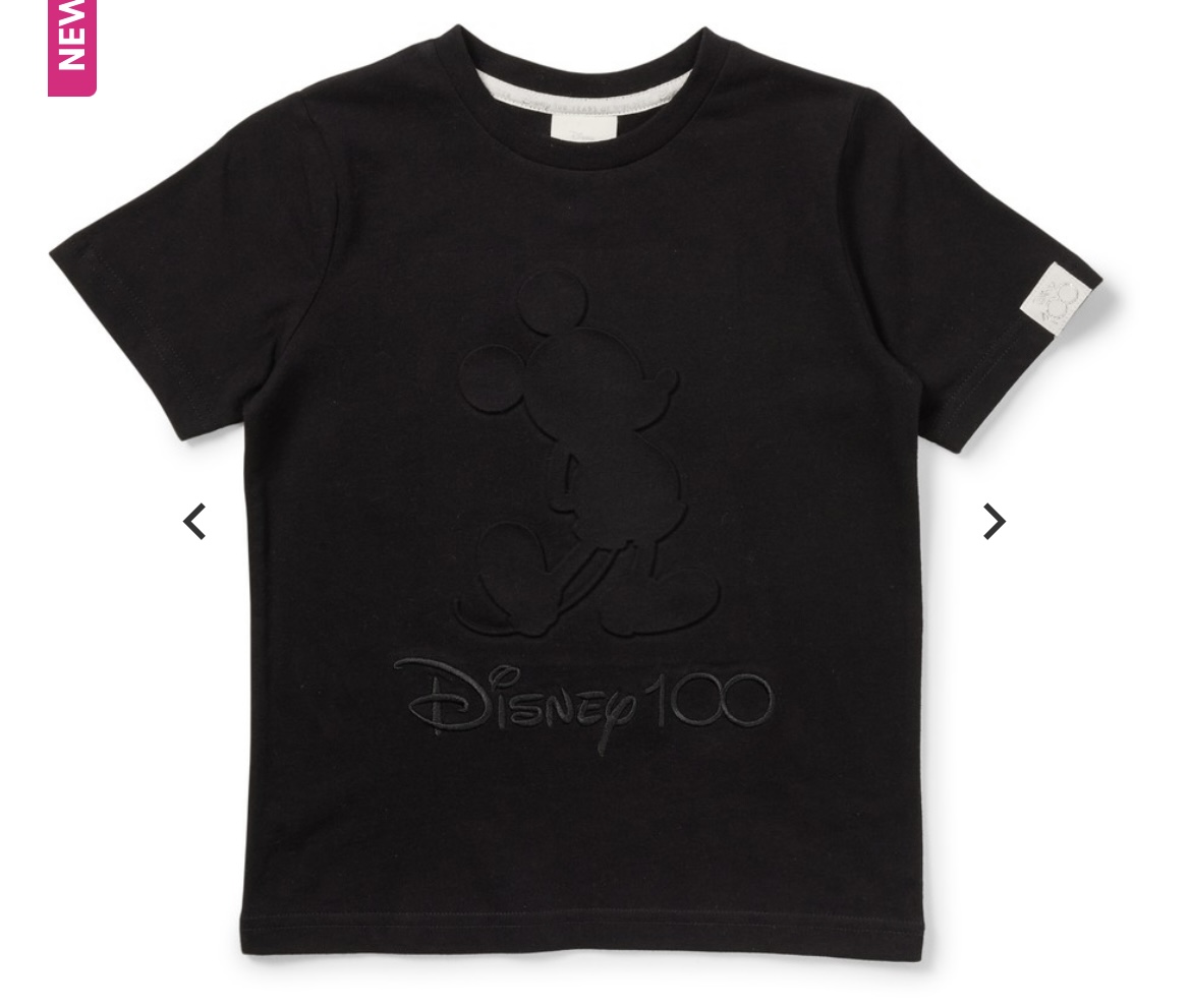 Disney Boys 100 Years Tee - Black