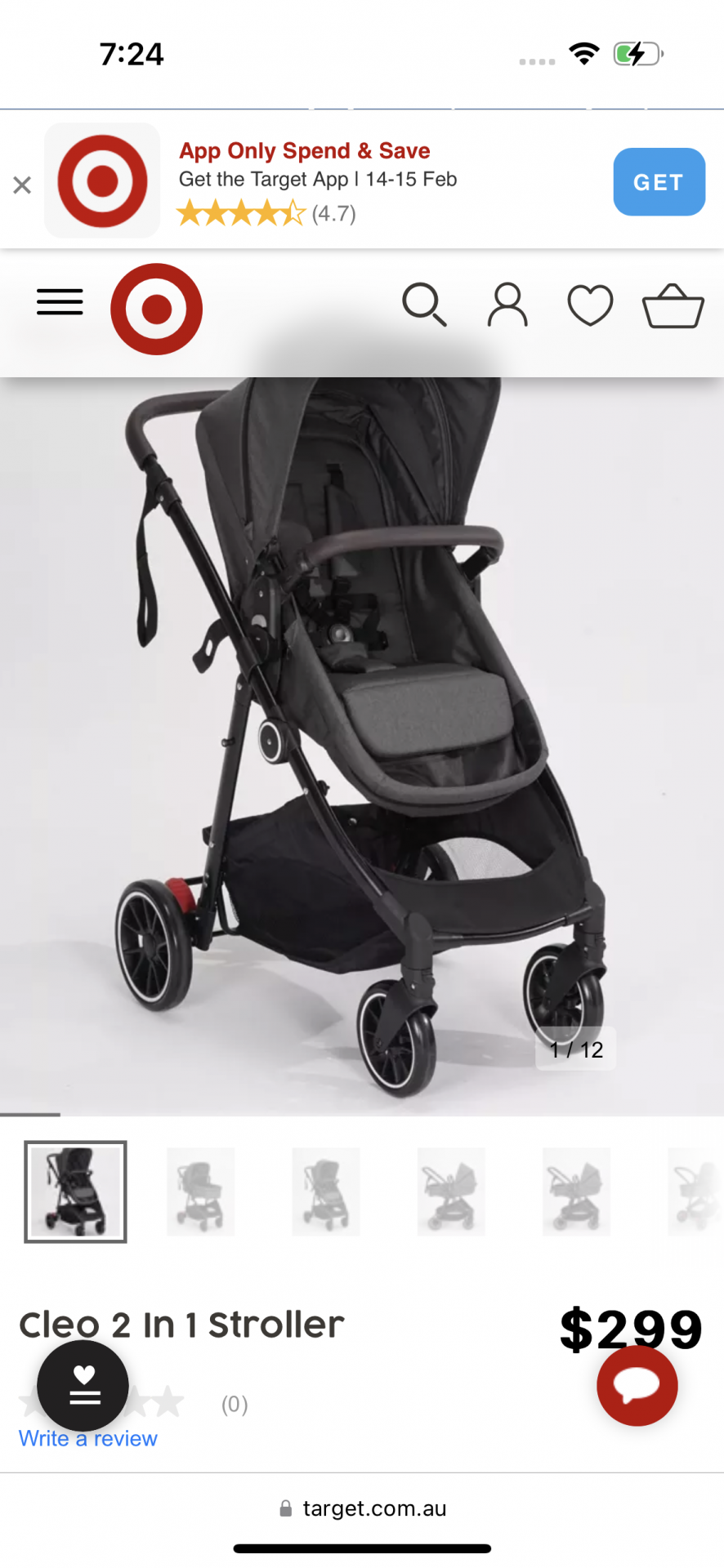 2 in 1 stroller