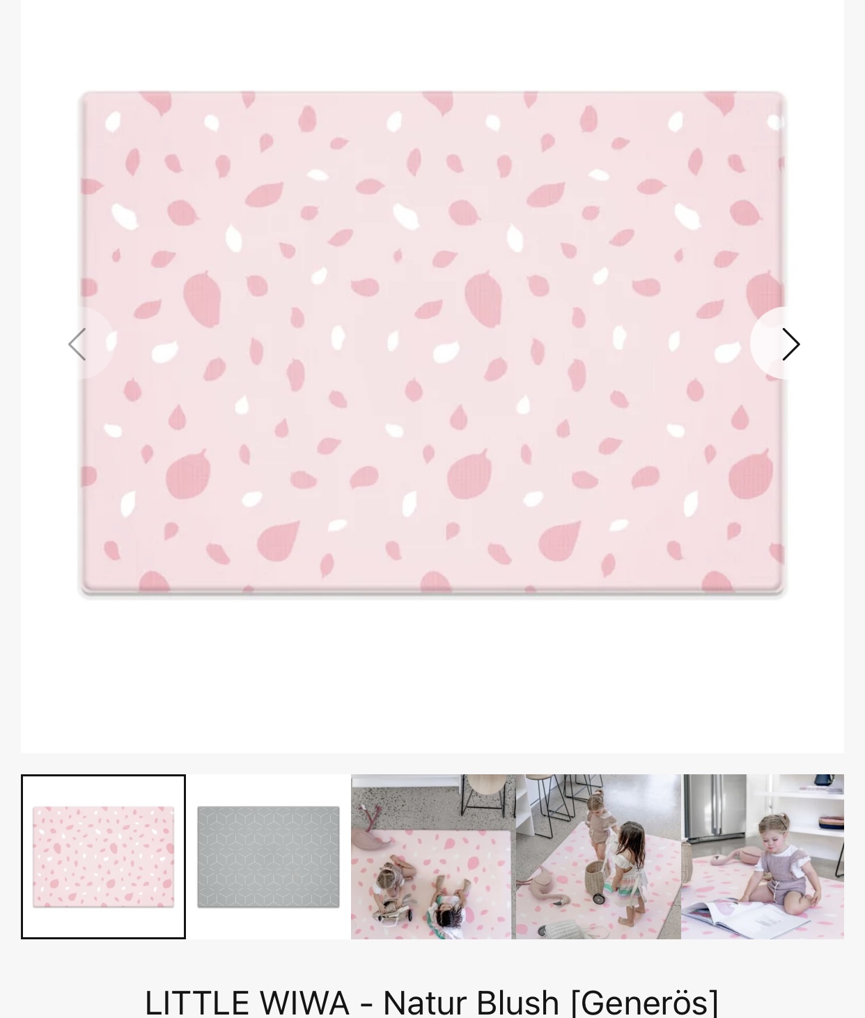 Pink little wiwa mat