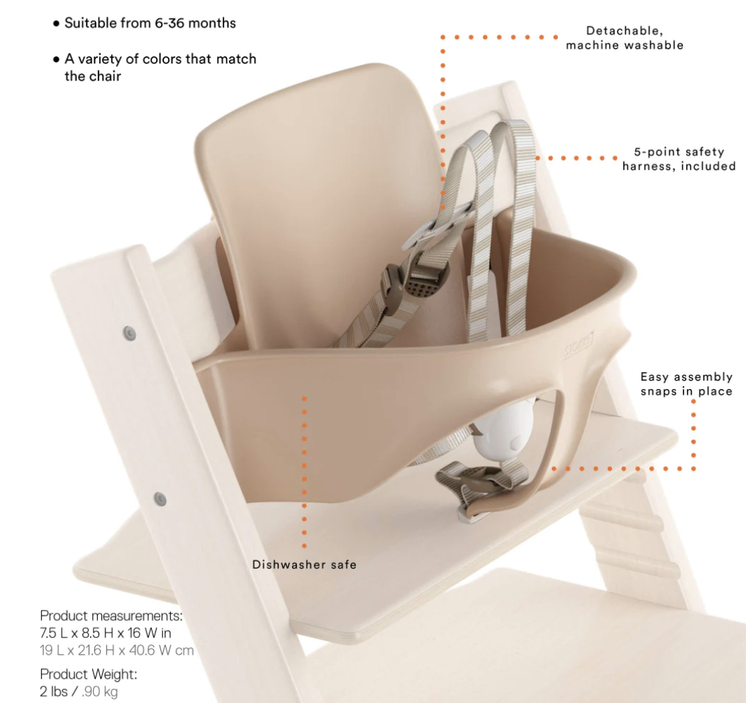 Stokke Tripp Trapp Baby Set in Natural