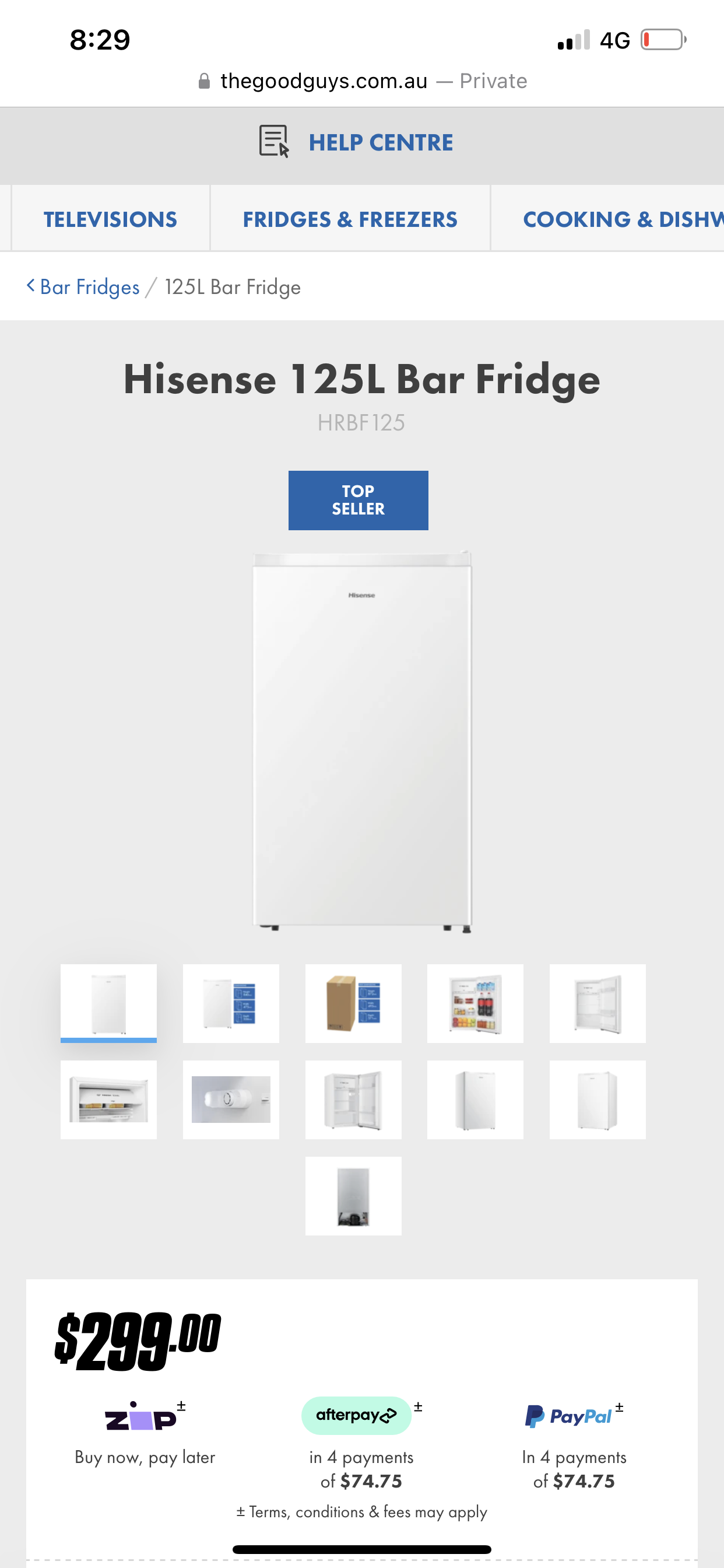 Hisense mini fridge