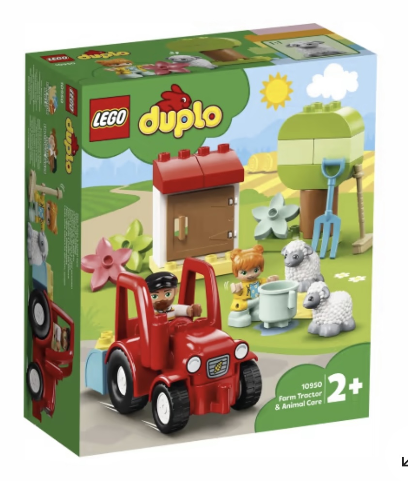 Lego Duplo Town Farm Tractor and Animal Care