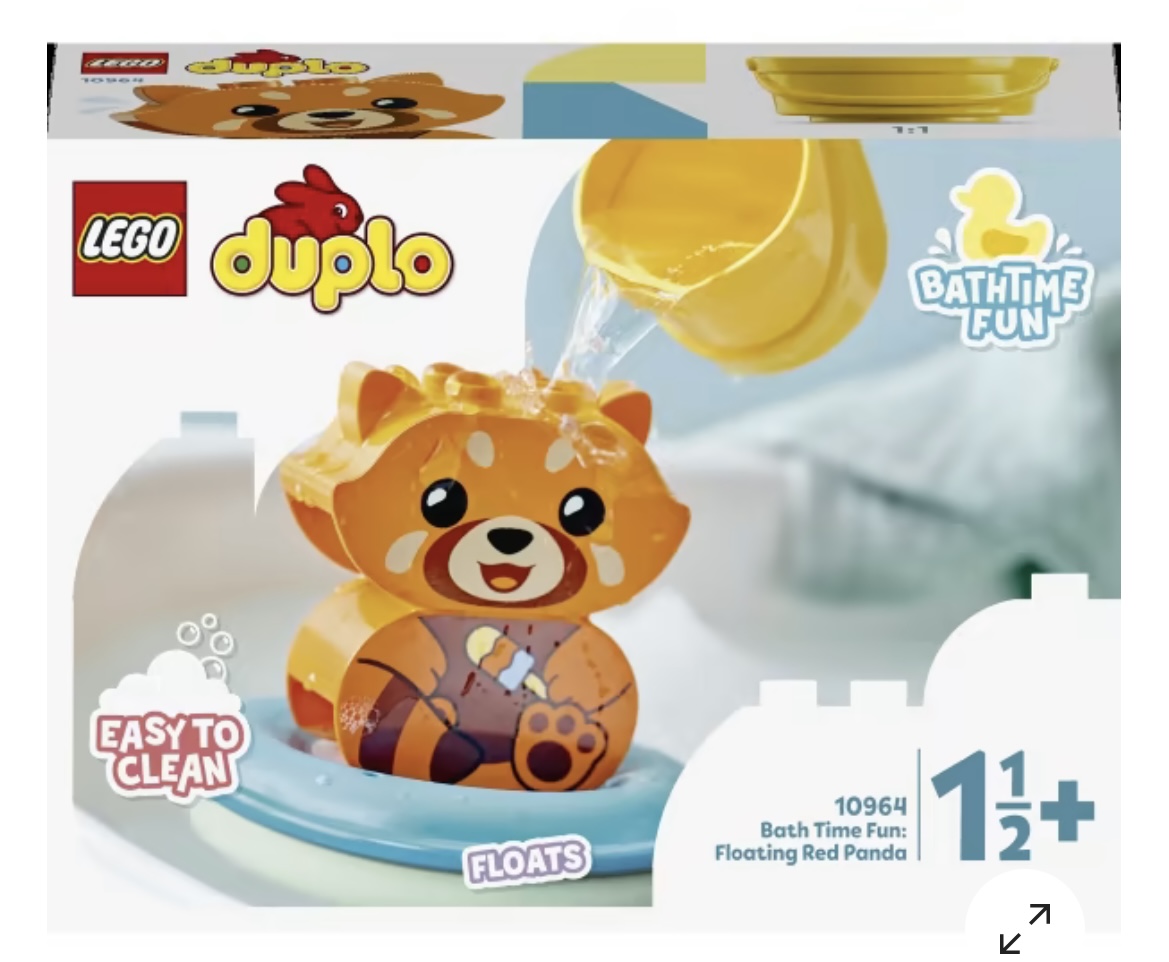 Lego Duplo Bathtime - Floating Red Panda