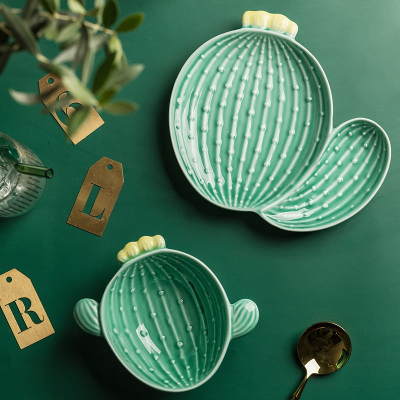 Cactus servingware