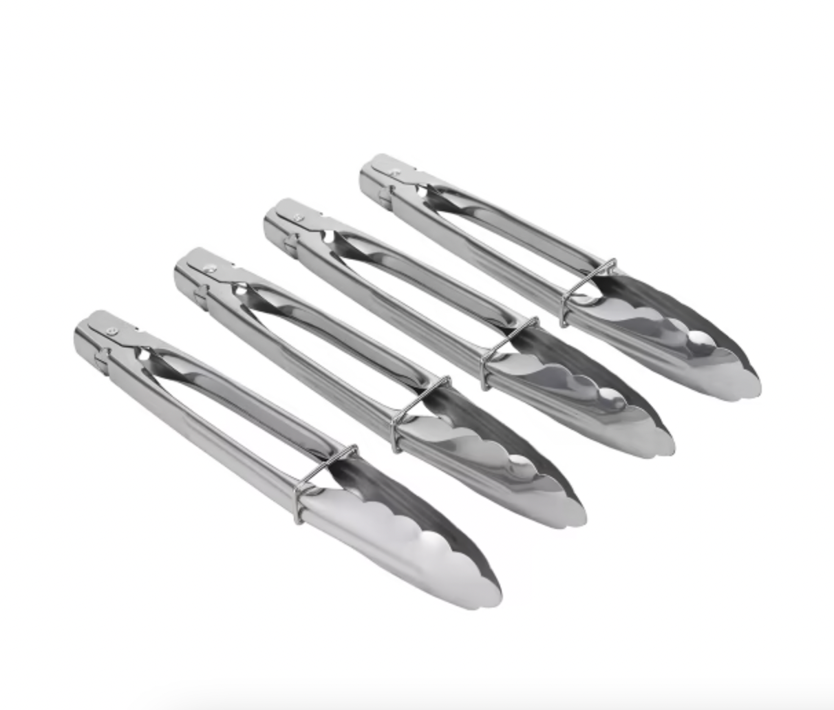 4 Kitchen Tongs