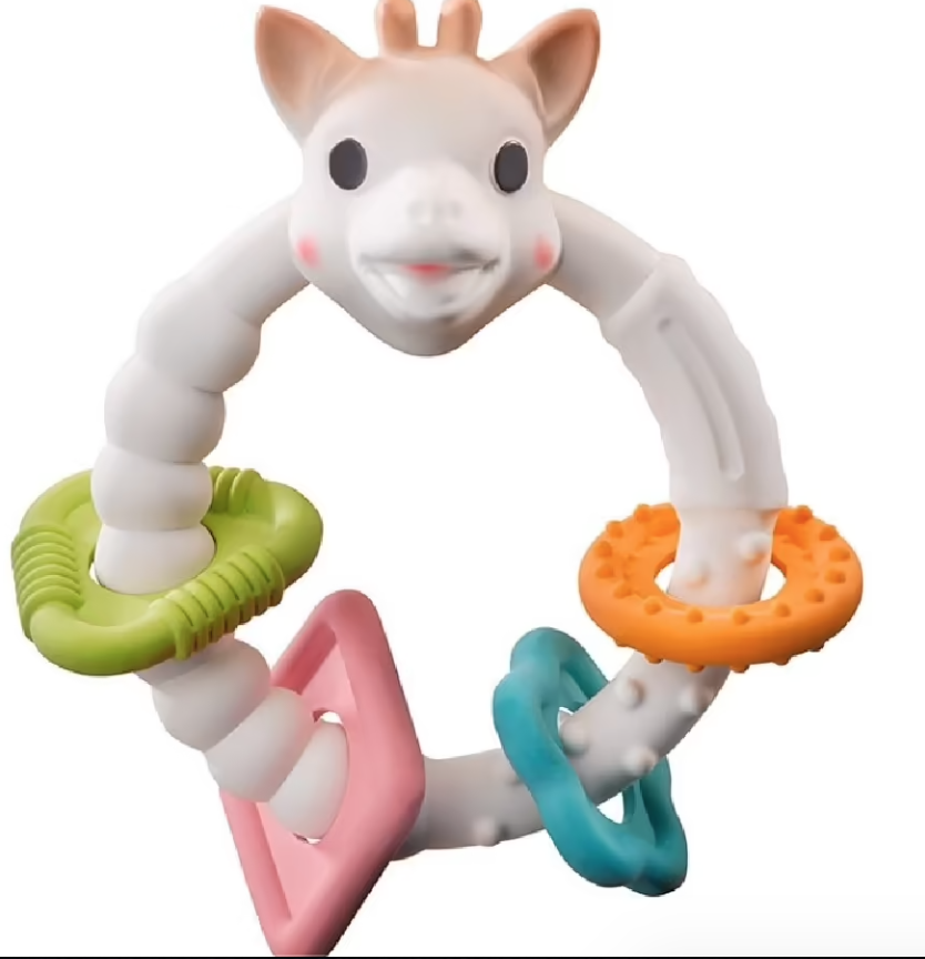 Sophie La Girafe So Pure Coloured Teething Rings