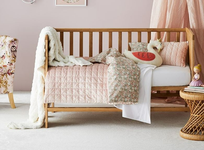 Cot Quilt + Pillowcase Set