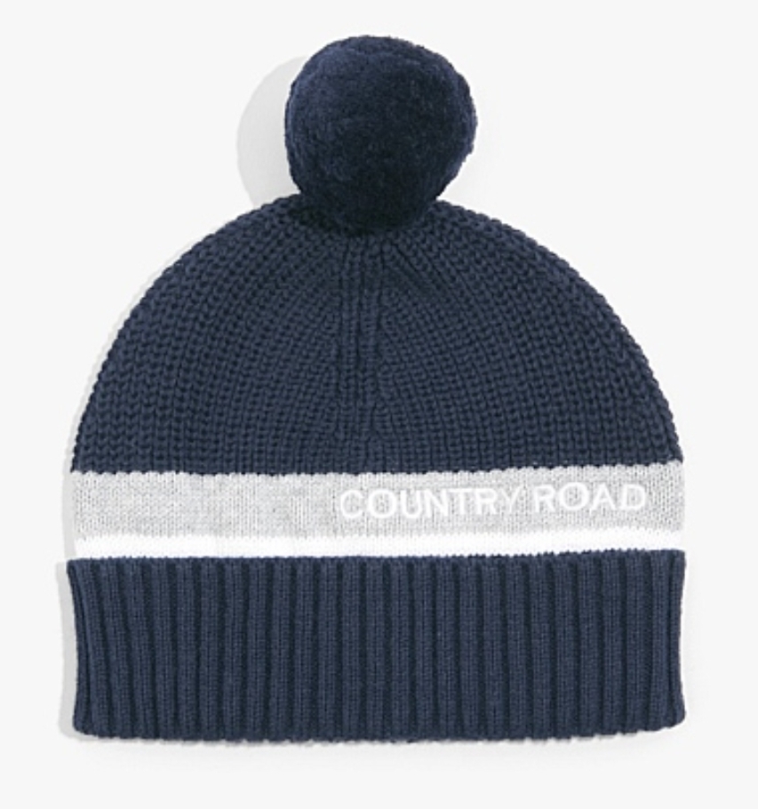 Country road LOGO KNIT BEANIE