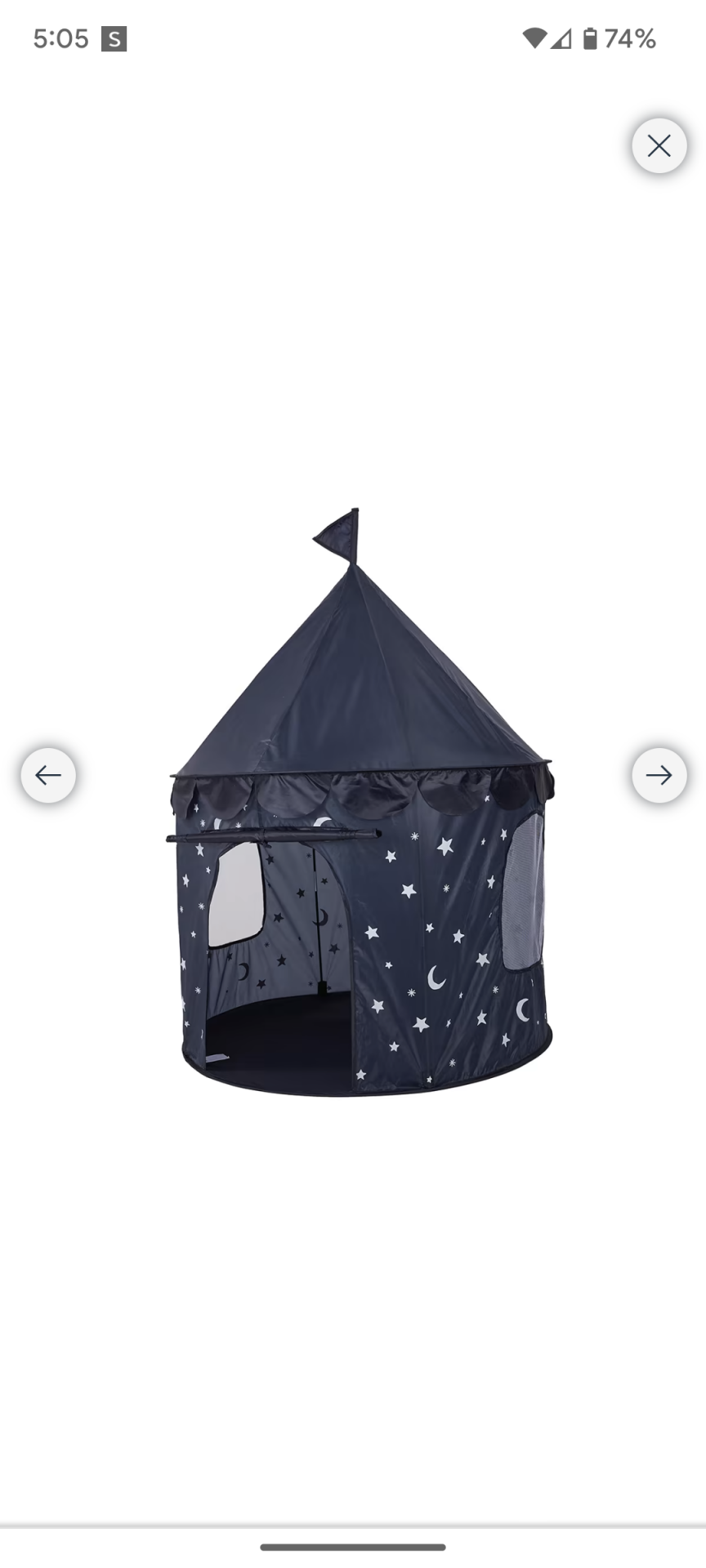 Light up kids tent