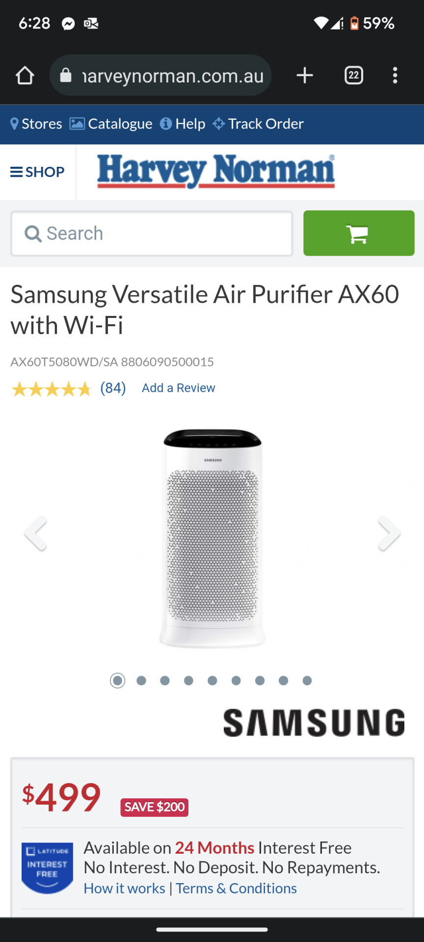 Samsung air purifier