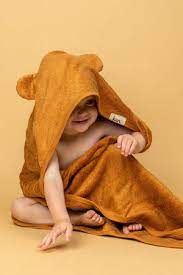 Hooded towel and washcloth set