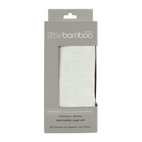 Little Bamboo Bassinet Cellular Blanket