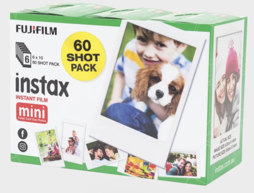 Instax instant film 60pk