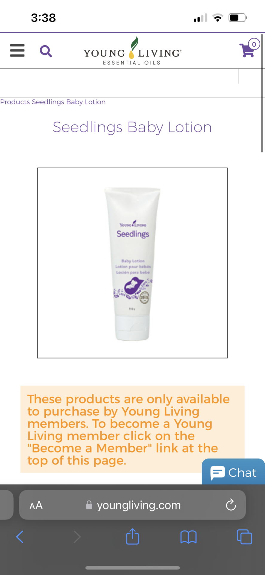 Young living - Baby lotion