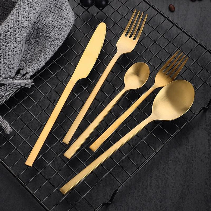 Gold Cutlery Set