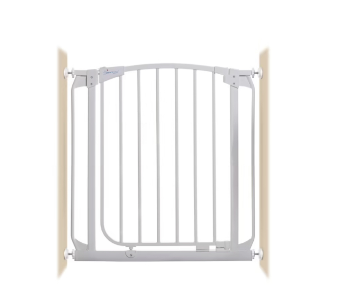 Dreambaby Chelsea Auto-Close Gate Pressure Mounted Fits Gaps 71-82 (cm) White