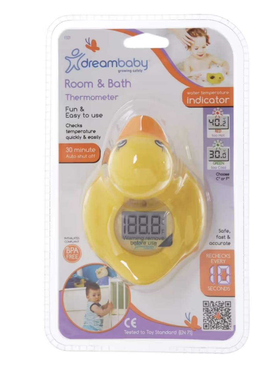 Dreambaby Room & Bath Thermometer Duck