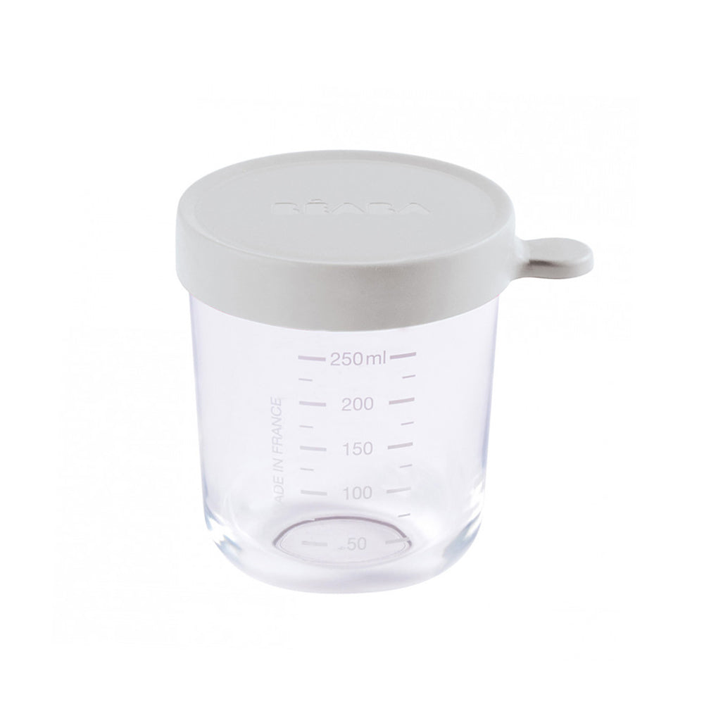 250ml Glass Jar - Grey