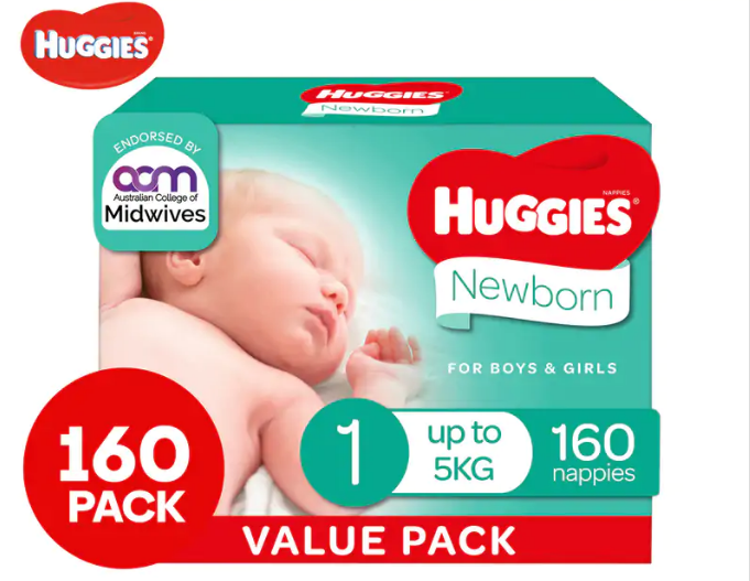 Huggies Nappies - Size 1