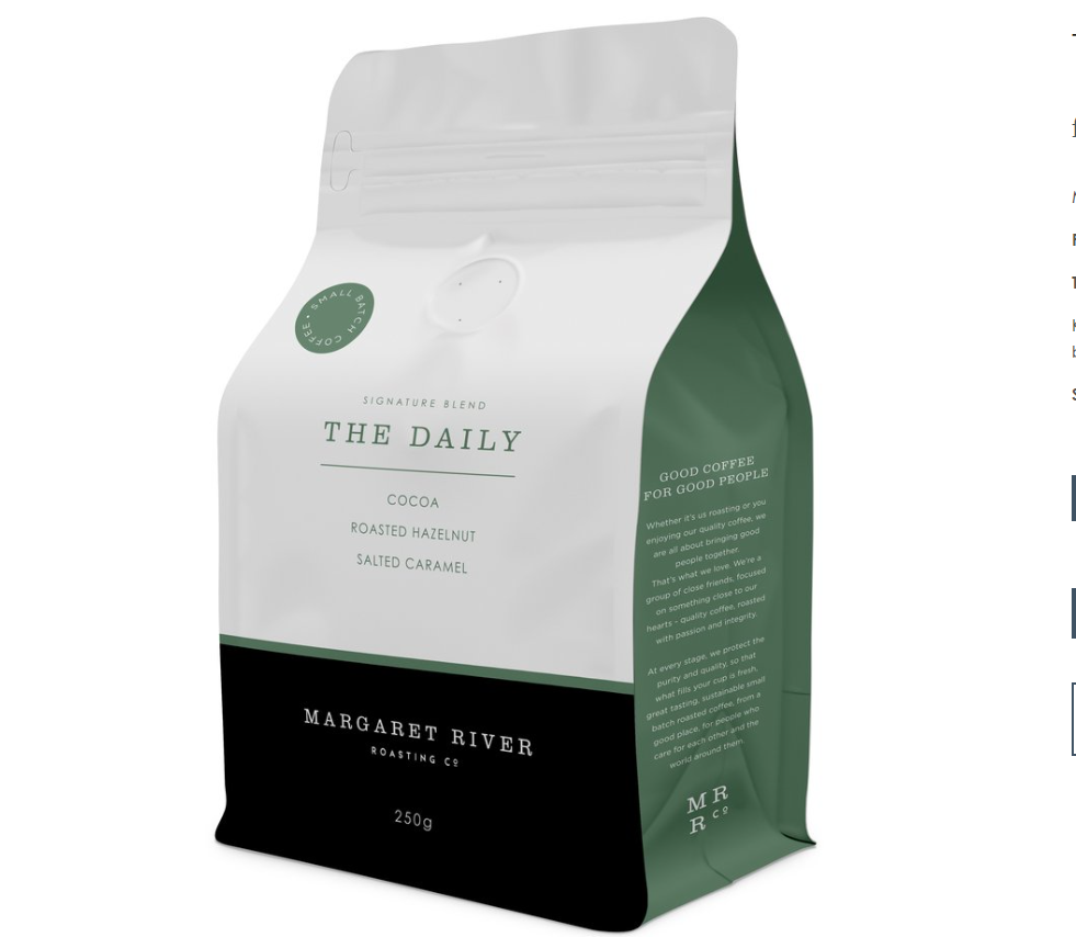 Coffee Beans - The Daily by Margaret River Roasting Co